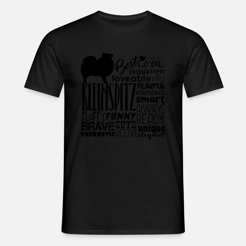 Kleinspitz Words - Men's T-Shirt - black