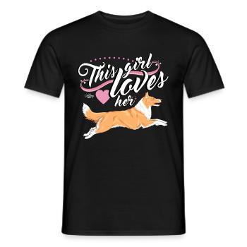 pkcolliegirl3 - Men's T-Shirt - black - Front - AI Model Male 178 light (178cm)