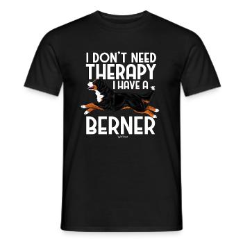 Bernese Berner Therapy 4 - Men's T-Shirt - black - Front - AI Model Male 178 light (178cm)