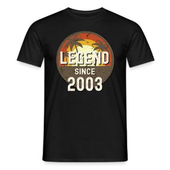 18ème anniversaire cadeau 18 - T-shirt homme - noir - Devant - AI Model Male 178 light (178cm)