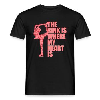 Eislaufen Wortspiel Eiskunstlauf - Männer T-Shirt - Schwarz - Vorne - AI Model Male 178 light (178cm)