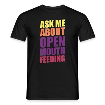 Whale Watcher Saying Whale Fans Humpback Whales - Men's T-Shirt - black - Front - AI Model Male 178 light (178cm)