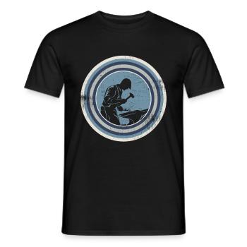 Hufschmied Hufbeschlagschmied Handwerk Geschenk 2 - Männer T-Shirt - Schwarz - Vorne - AI Model Male 178 light (178cm)