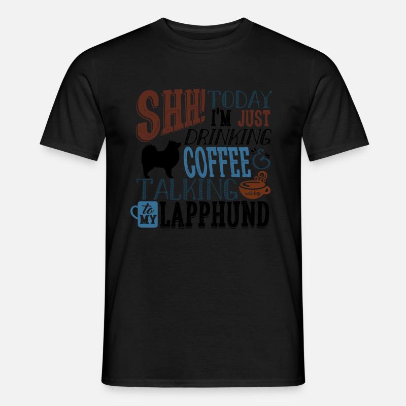 SHH Lappari Kaffee B2 - Männer T-Shirt - Schwarz