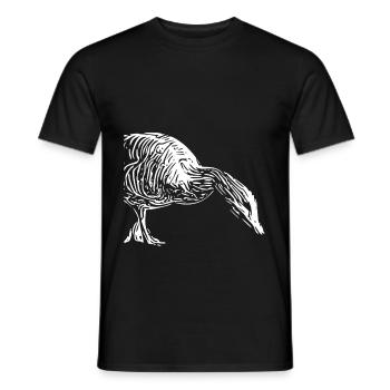 Cool canard d’oie porte-canards hobby - T-shirt homme - noir - Devant - AI Model Male 178 light (178cm)