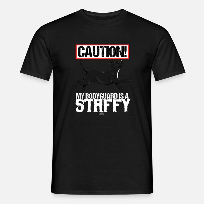 staffyguard4 - Männer T-Shirt - Schwarz
