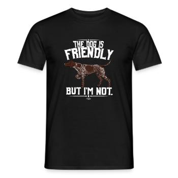 ssfriendly6 - T-shirt homme - noir - Devant - AI Model Male 178 light (178cm)
