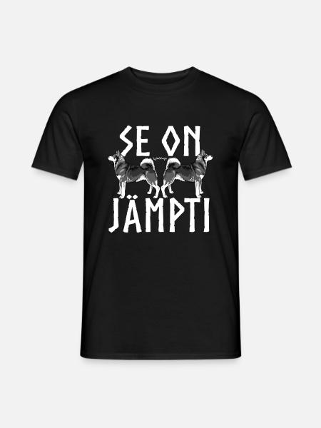 Jämtlanninpystykorva Se On2 - Miesten T-paita - musta