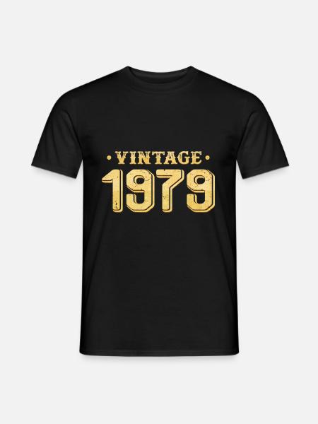 Vintage 1979 - T-shirt homme - noir