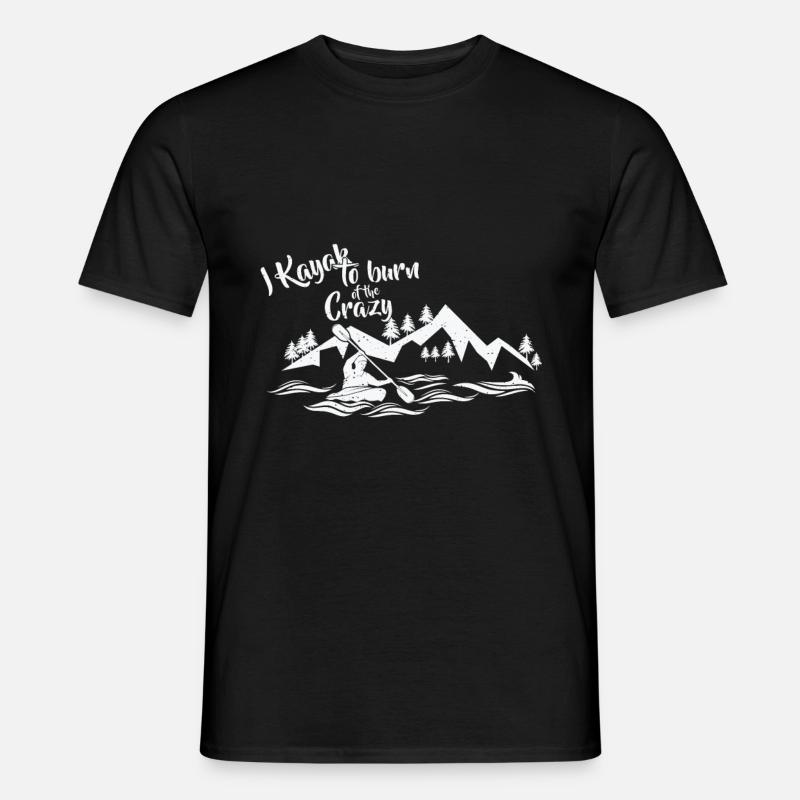 Jeg er kajakroning - Mænd T-shirt - sort