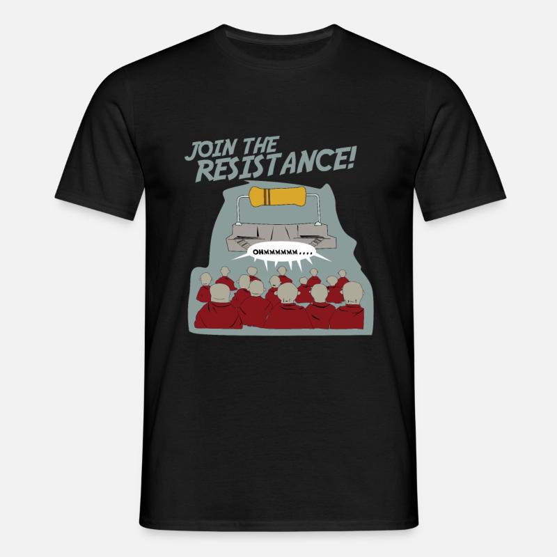 Mönch Nerd - Männer T-Shirt - Schwarz