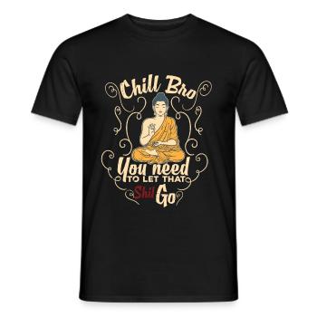 OM - T-shirt homme - noir - Devant - AI Model Male 178 light (178cm)