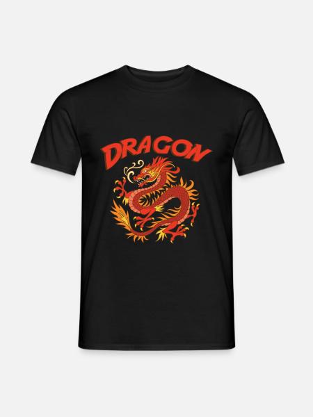 dragon - Men's T-Shirt - black