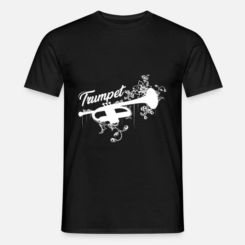 Trompeter - Männer T-Shirt - Schwarz
