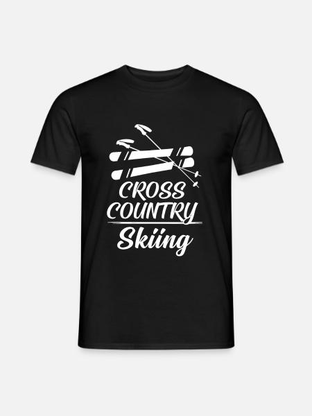 ski - T-shirt homme - noir