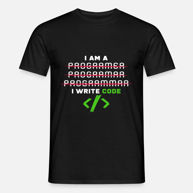 programmør - Mænd T-shirt - sort