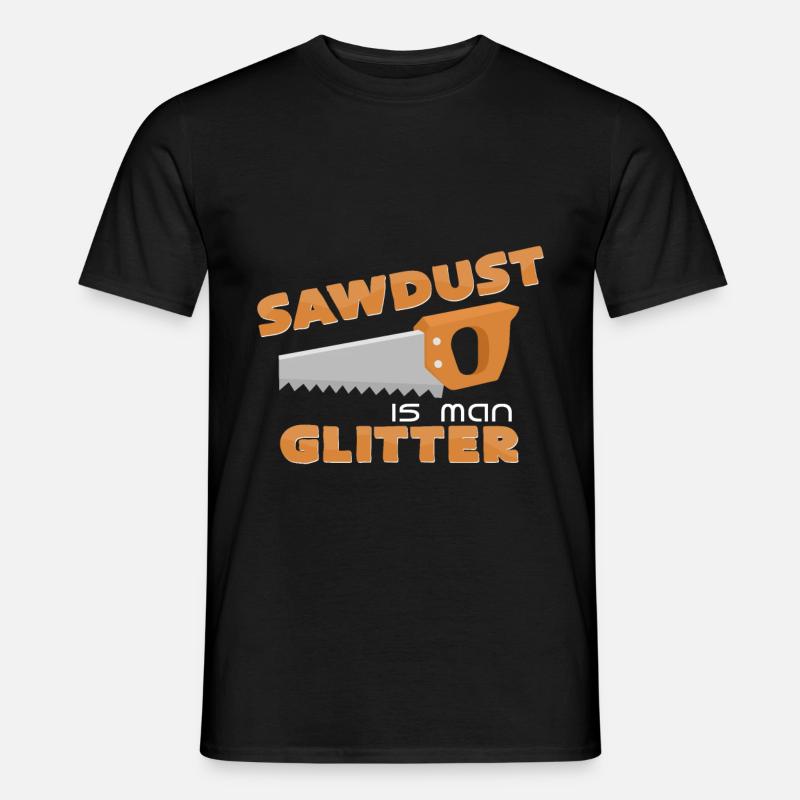 Säge - Männer T-Shirt - Schwarz