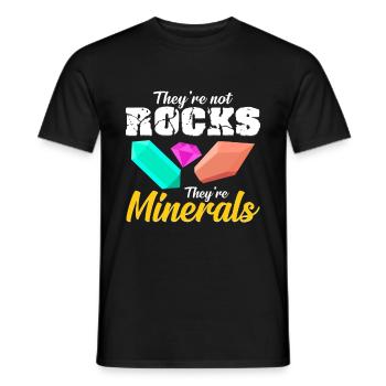 Mineral - Männer T-Shirt - Schwarz - Vorne - AI Model Male 178 light (178cm)