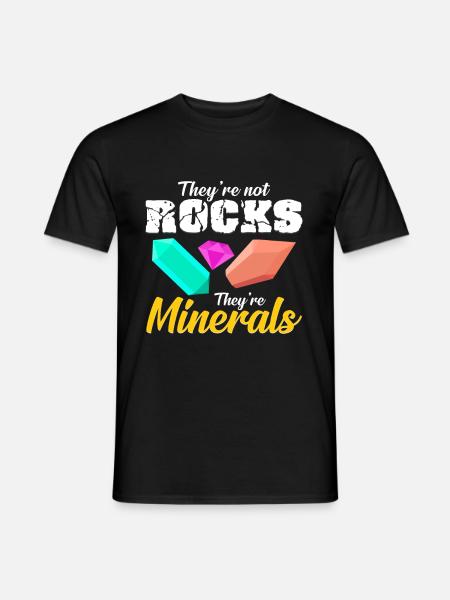 mineral - Men's T-Shirt - black