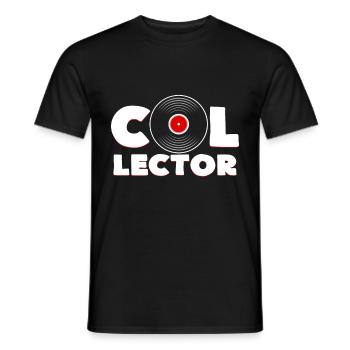 Schallplatte - Männer T-Shirt - Schwarz - Vorne - AI Model Male 178 light (178cm)
