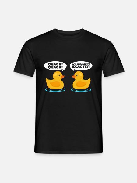 quack - Men's T-Shirt - black