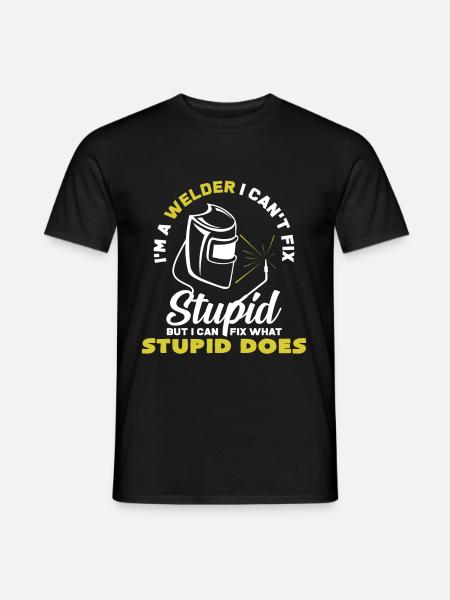 welding machine - Men's T-Shirt - black