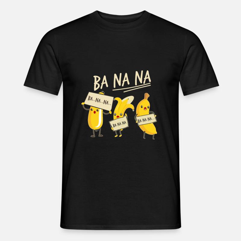 Banane - Männer T-Shirt - Schwarz