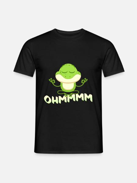 grenouille - T-shirt homme - noir