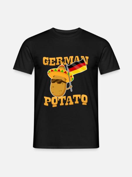 German potato - Men's T-Shirt - black