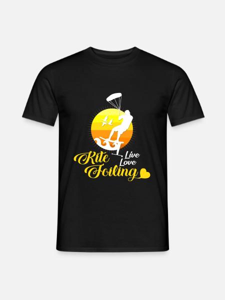 Kite Foils - Men's T-Shirt - black