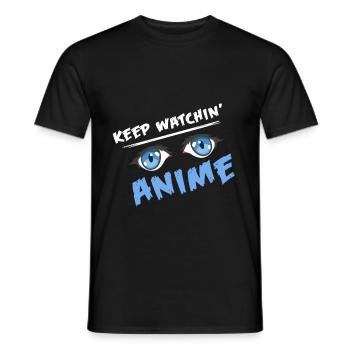 Cosplay - Männer T-Shirt - Schwarz - Vorne - AI Model Male 178 light (178cm)