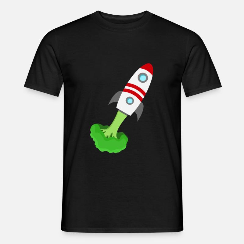 Broccoli rocket - Men's T-Shirt - black