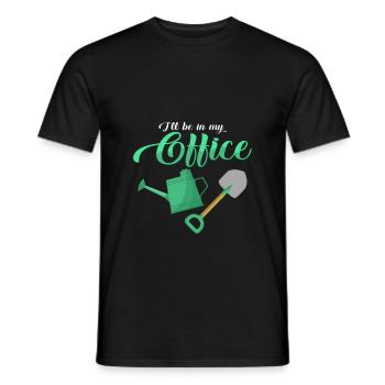 jardin - T-shirt homme - noir - Devant - AI Model Male 178 light (178cm)