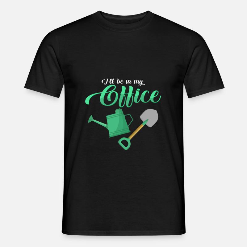 Garten - Männer T-Shirt - Schwarz