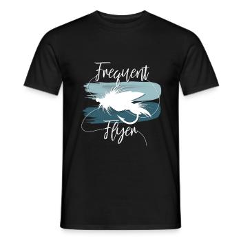 Hobby Fliegenfischer Fliegenfischen Geschenkidee - Männer T-Shirt - Schwarz - Vorne - AI Model Male 178 light (178cm)