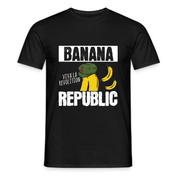 banana - Men's T-Shirt - black - Front - AI Model Male 178 light (178cm)