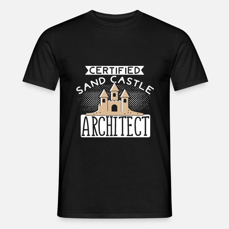 Architecte de bac à sable - T-shirt homme - noir