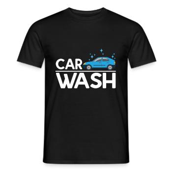 SB-Waschbox - Männer T-Shirt - Schwarz - Vorne - AI Model Male 178 light (178cm)