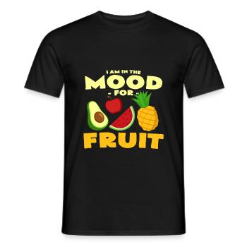 fruit - T-shirt homme - noir - Devant - AI Model Male 178 light (178cm)