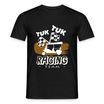 Tuk Tuk Racing - Männer T-Shirt - Schwarz - Vorne - AI Model Male 178 light (178cm)