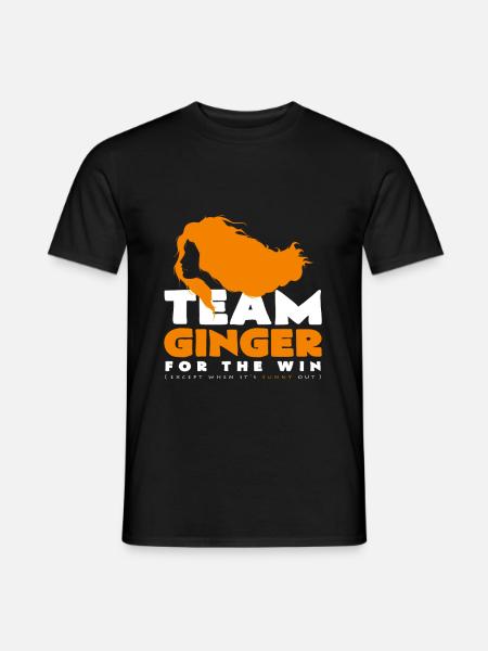 Team Ginger - Men's T-Shirt - black