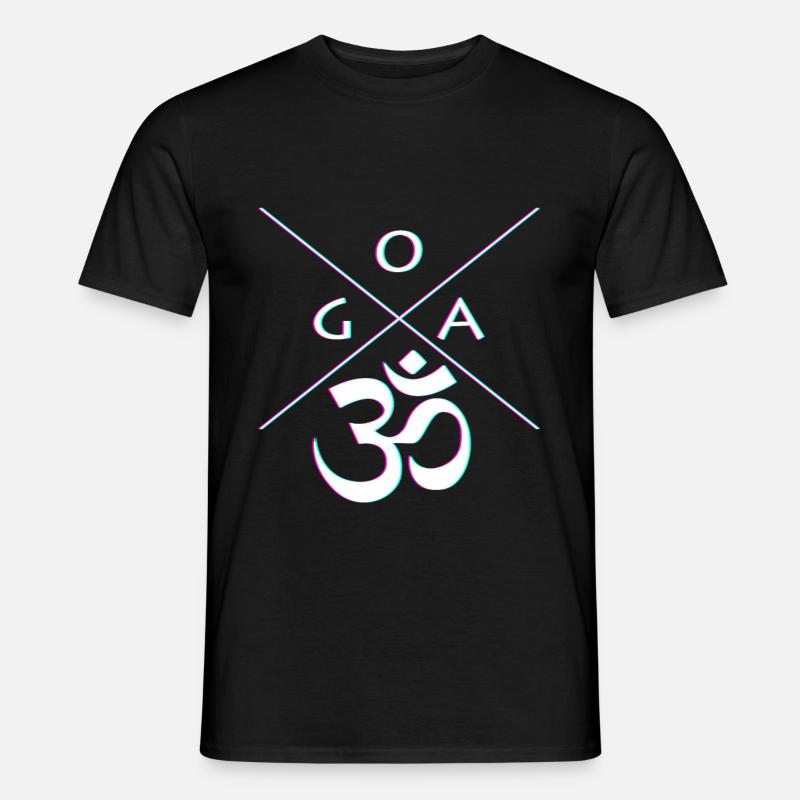 GOA - Männer T-Shirt - Schwarz