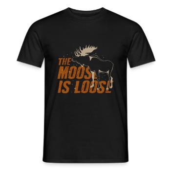 elks - Men's T-Shirt - black - Front - AI Model Male 178 light (178cm)