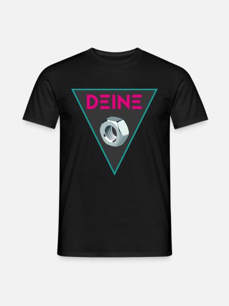 Deine ... Dreieck - Männer T-Shirt - Schwarz