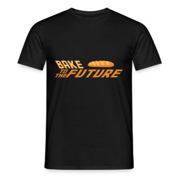 baker - Men's T-Shirt - black - Front - AI Model Male 178 light (178cm)