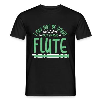 Flute Flute Bone Flute Funny Gift - T-shirt homme - noir - Devant - AI Model Male 178 light (178cm)