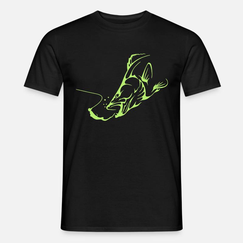 Zander II - Männer T-Shirt - Schwarz