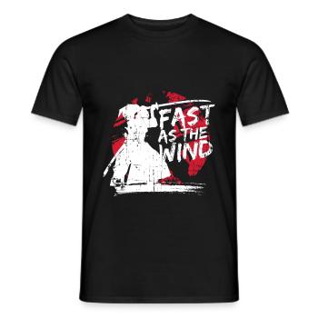 Samurai Martial Arts - Men's T-Shirt - black - Front - AI Model Male 178 light (178cm)