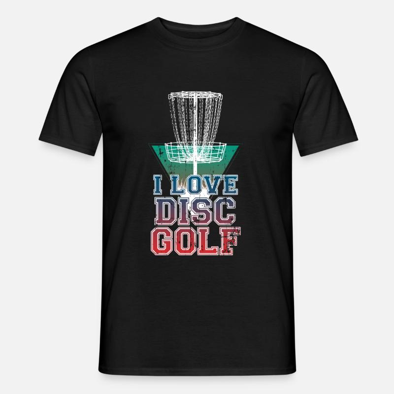 Disc Golf - Männer T-Shirt - Schwarz