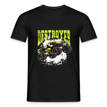 Monster Truck - T-shirt homme - noir - Devant - AI Model Male 178 light (178cm)